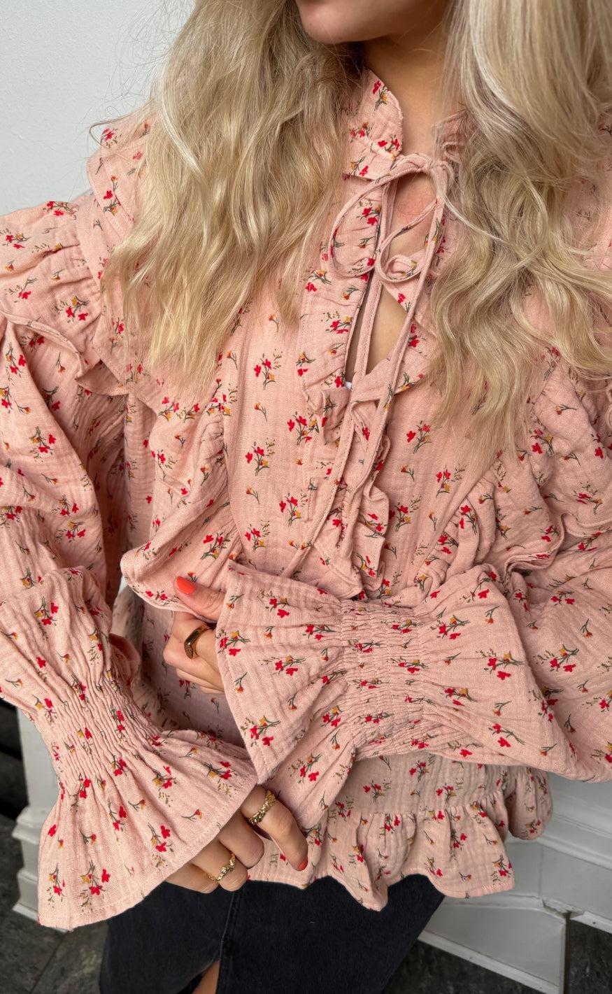 Stories From The Atelier Skjorte - Flower Moment - Rose