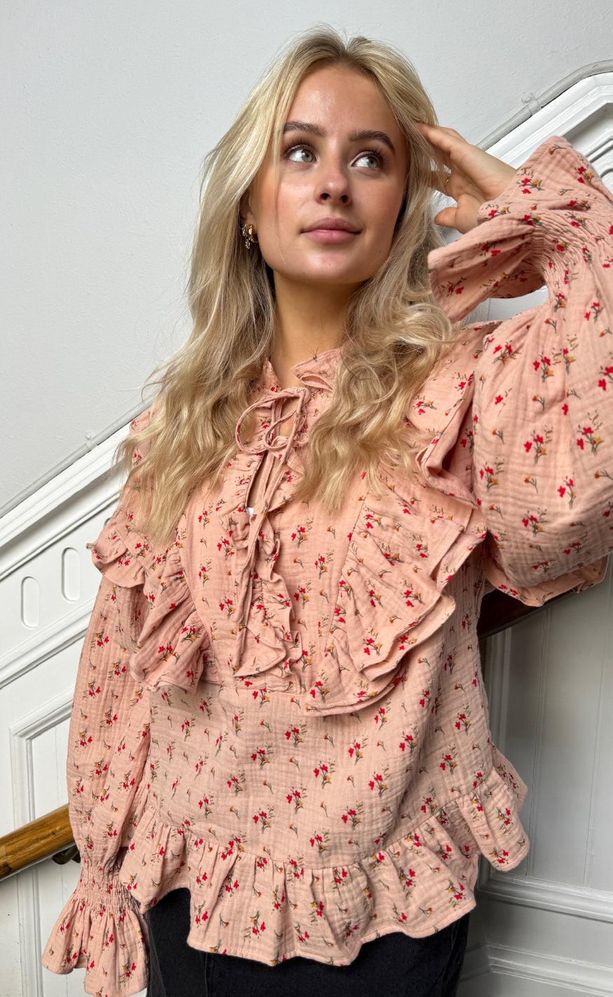 Stories From The Atelier Skjorte - Flower Moment - Rose