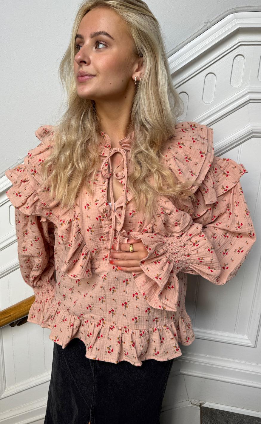 Stories From The Atelier Skjorte - Flower Moment - Rose