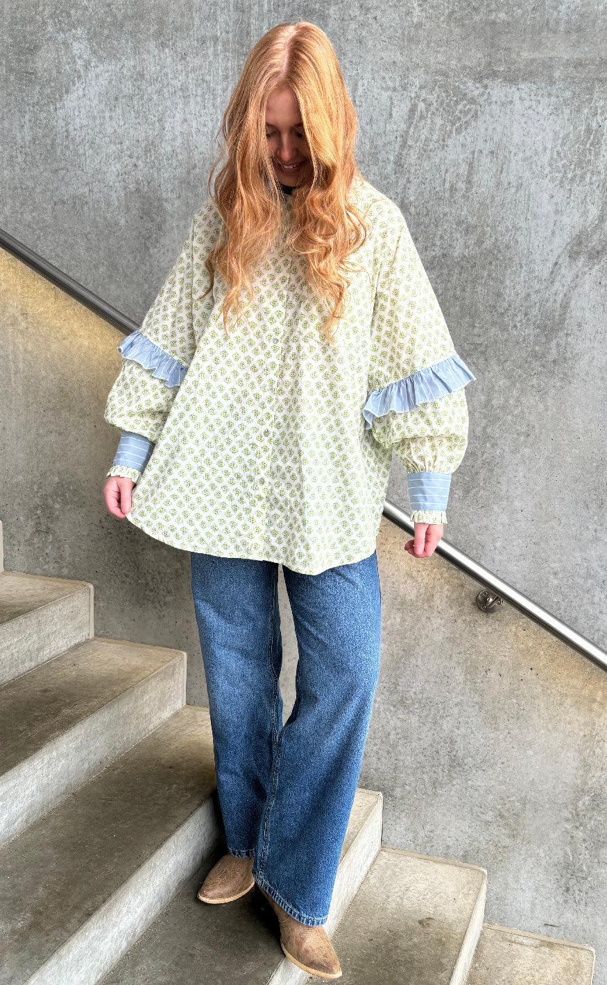 Stories From The Atelier Skjorte - The Camolille - Green