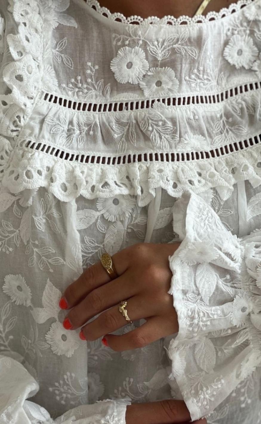Stories From The Atelier Top - Your Heart - White