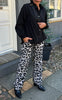 INA Copenhagen Bukser - Ida - Grey Leopard