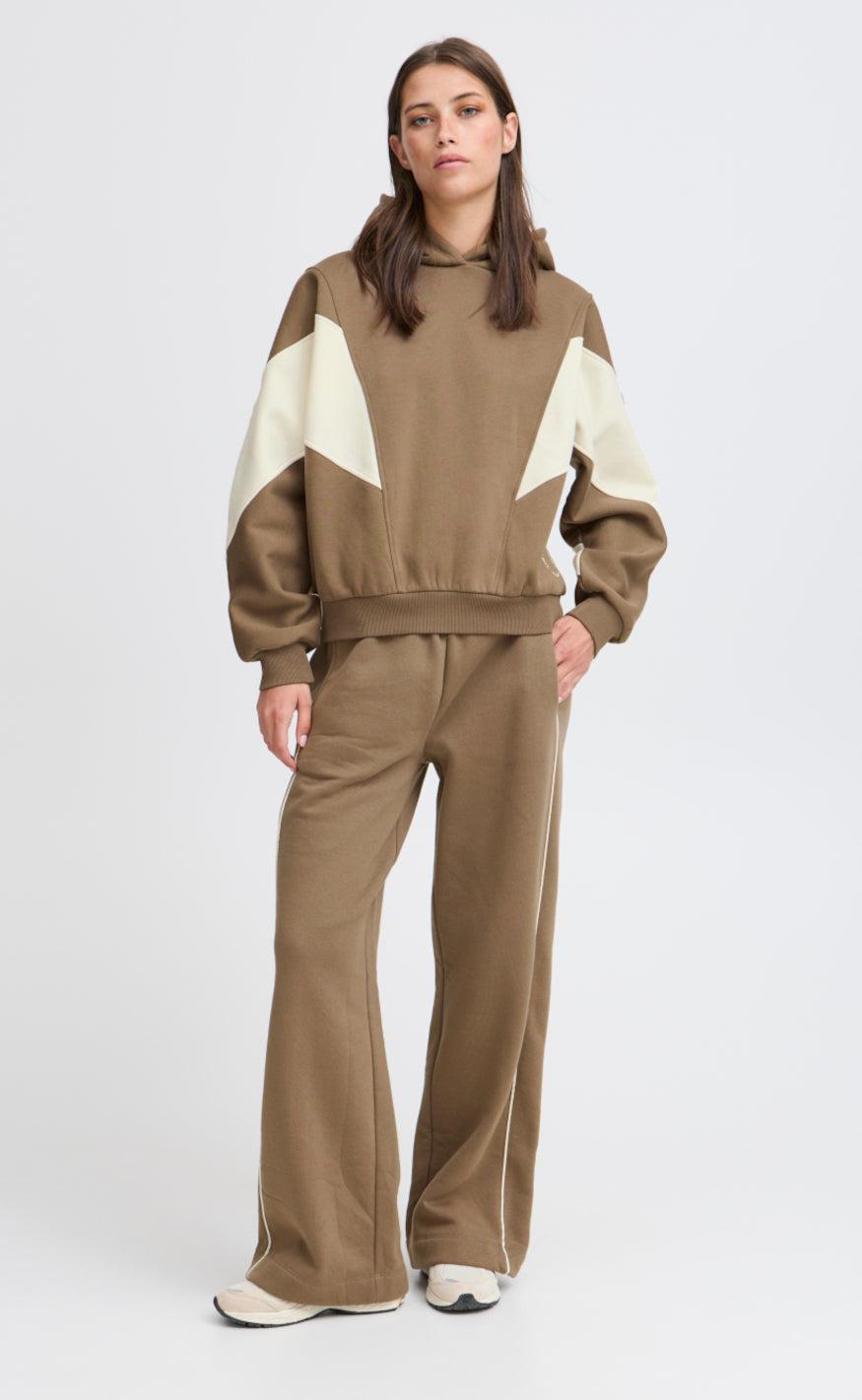 The Jogg Concept Hoodie - Sage Cutline - Chocolate Chip Mix