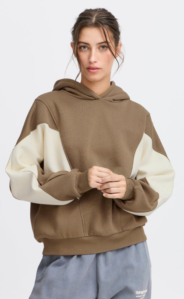 The Jogg Concept Hoodie - Sage Cutline - Chocolate Chip Mix