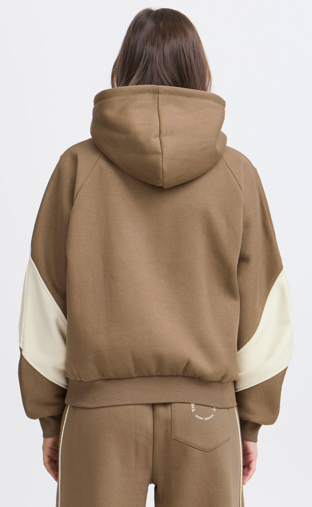 The Jogg Concept Hoodie - Sage Cutline - Chocolate Chip Mix