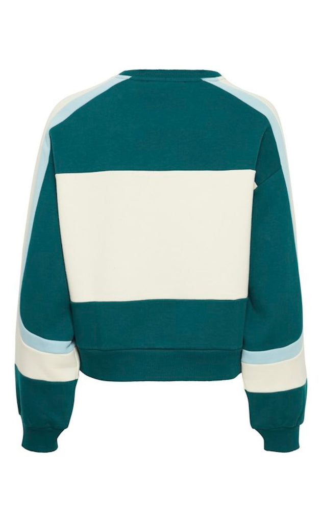 The Jogg Concept Sweatshirt - Sage Block - Deep Teal Mix