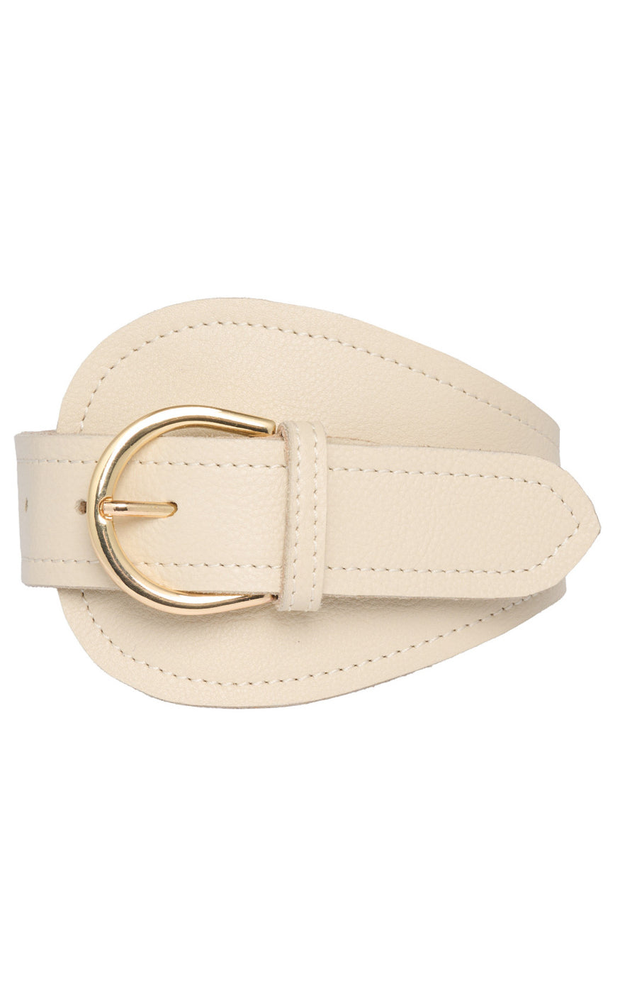 Tim & Simonsen Bælte - Dunja - Off White/Gold