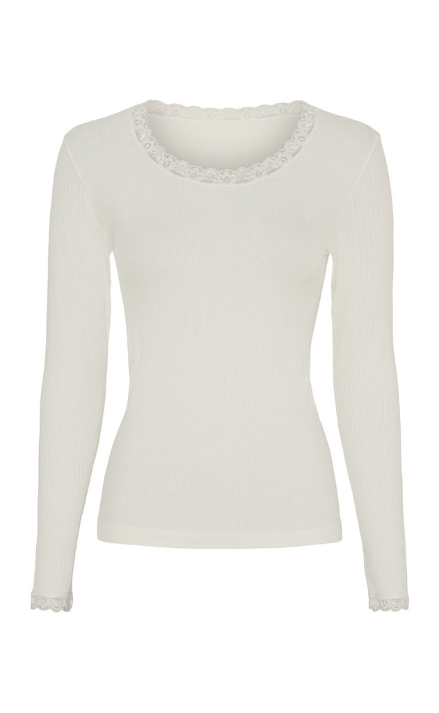 Tim & Simonsen Bluse - Frida Rib - Ivory