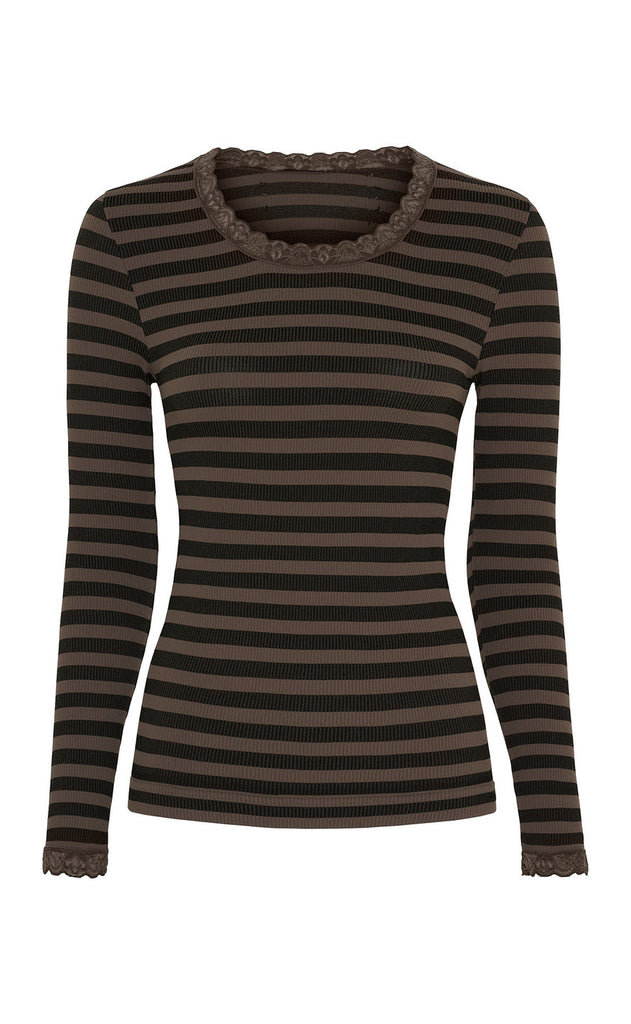 Tim & Simonsen Bluse - Isa Frida - Nero/Noce