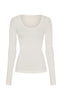 Tim & Simonsen Bluse - Linea Rib - Ivory