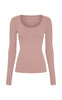 Tim & Simonsen Bluse - Linea Rib - Rosa Antico