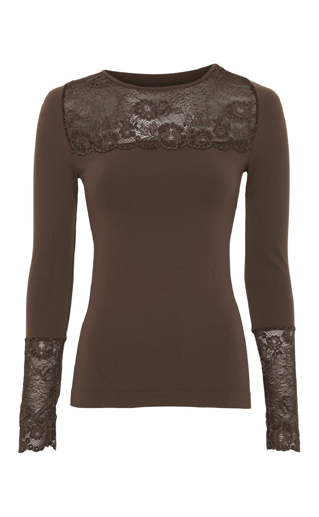 Tim & Simonsen Bluse - Nancy Lacechest - Caffe