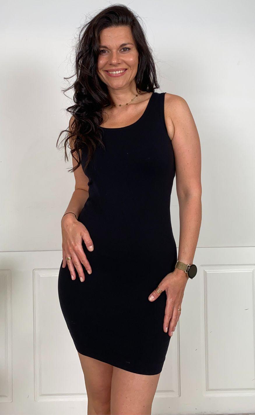 Tim & Simonsen Kjole - Ellen Fullslip - Black