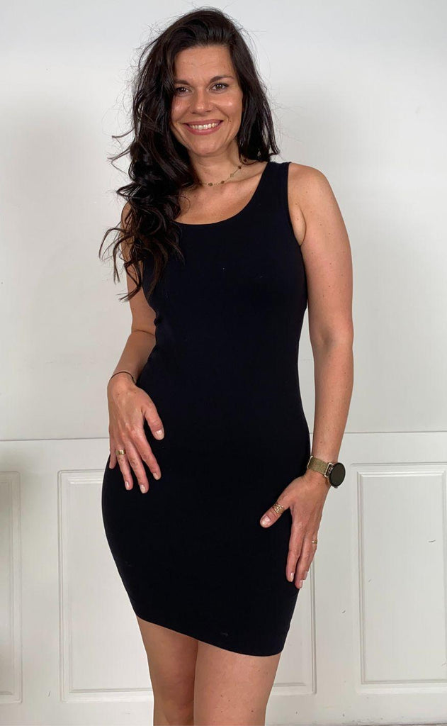 Tim & Simonsen Kjole - Ellen Fullslip - Black