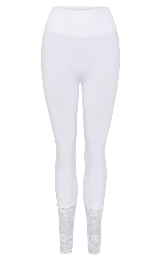 Tim & Simonsen Leggings - Martha Lace - Bianco