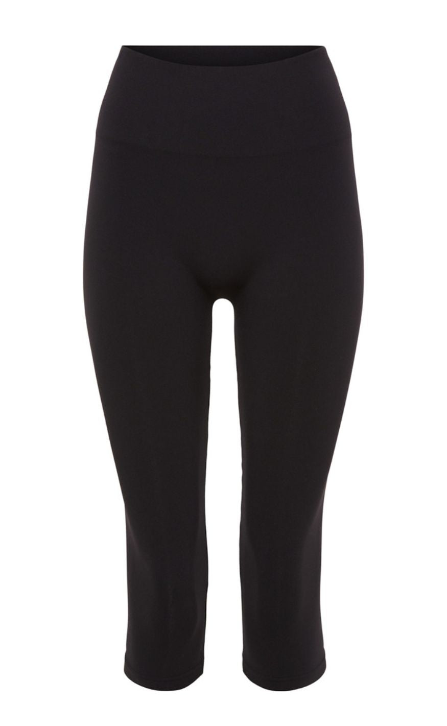 Tim & Simonsen Leggings - Saga Capri High Waist - Nero