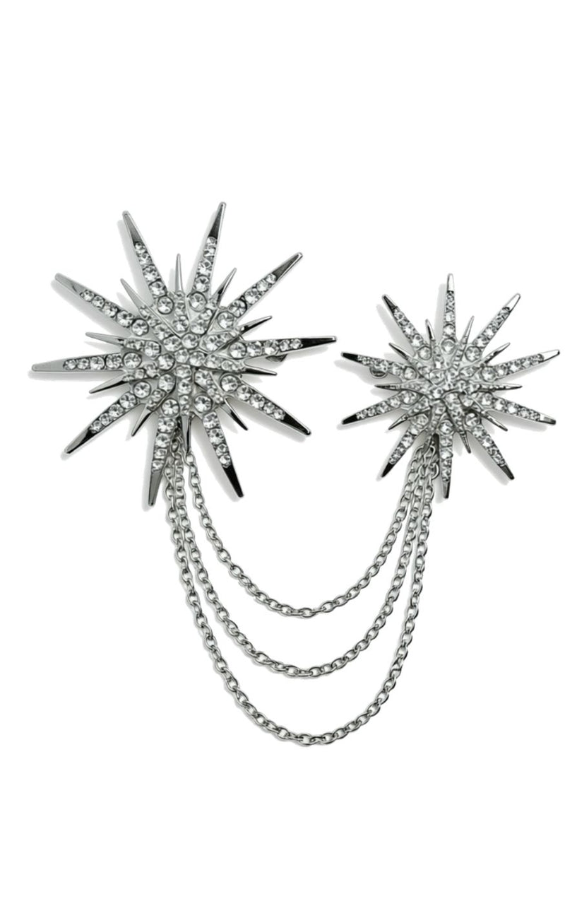 Tim & Simonsen Pin - 2-star - Silver Color