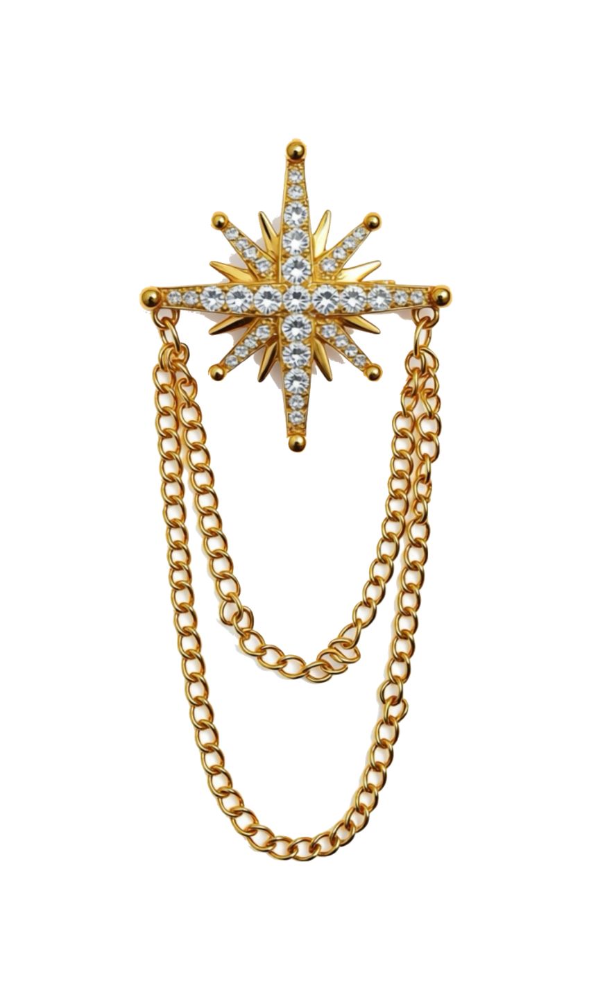 Tim & Simonsen Pin - Bethlehem - Gold Colour