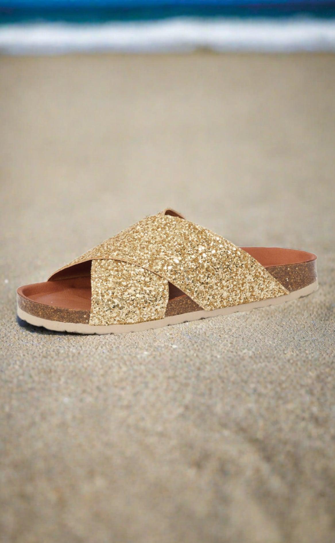 Tim & Simonsen Sandaler - Annet - Gold Glitter