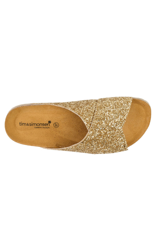 Tim & Simonsen Sandaler - Annet Nature - Glitter Oro