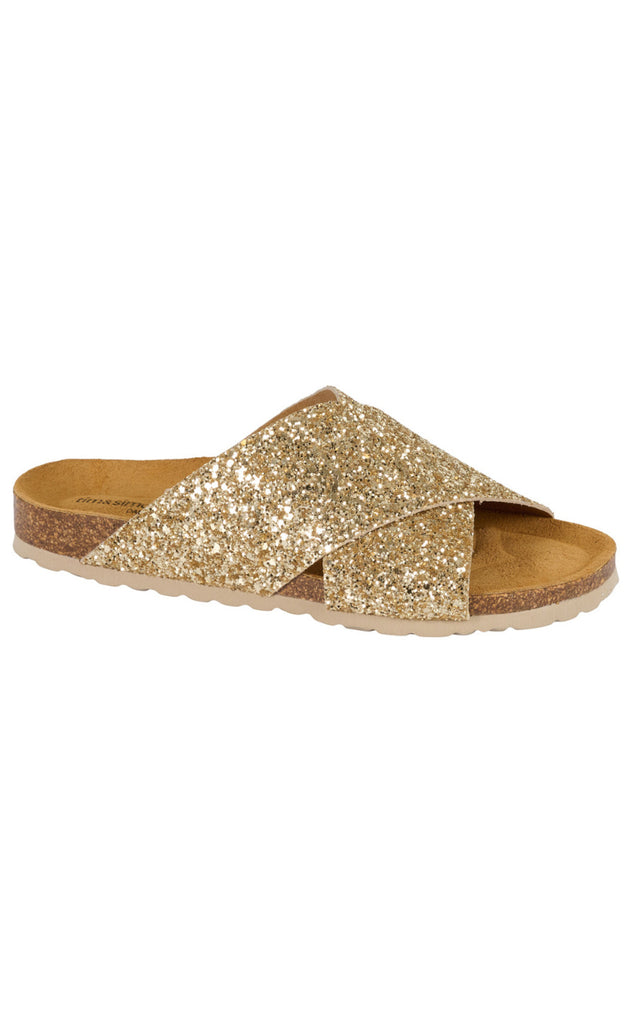 Tim & Simonsen Sandaler - Annet Nature - Glitter Oro