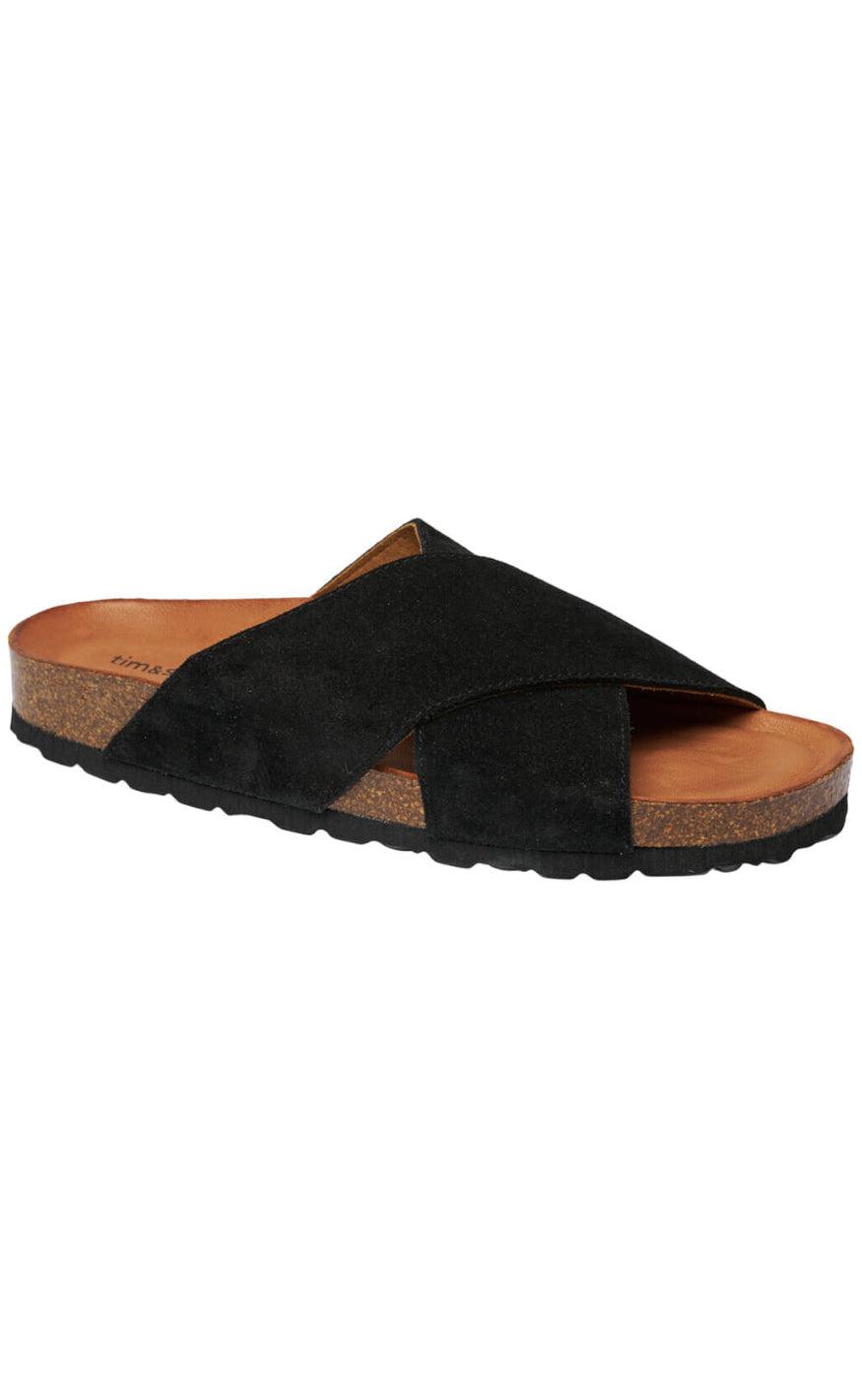 Tim & Simonsen Sandaler - Annet Suede - Black