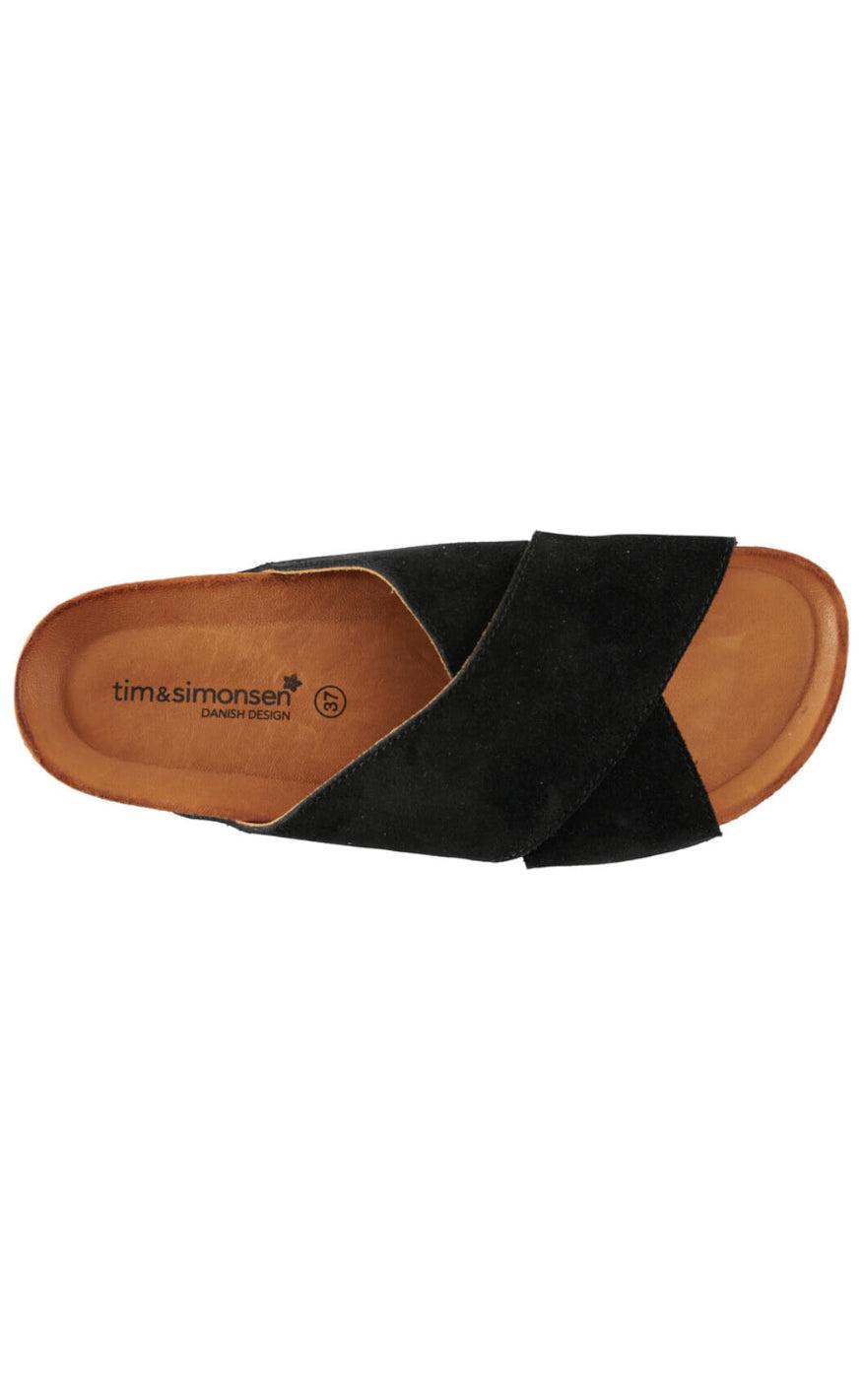 Tim & Simonsen Sandaler - Annet Suede - Black