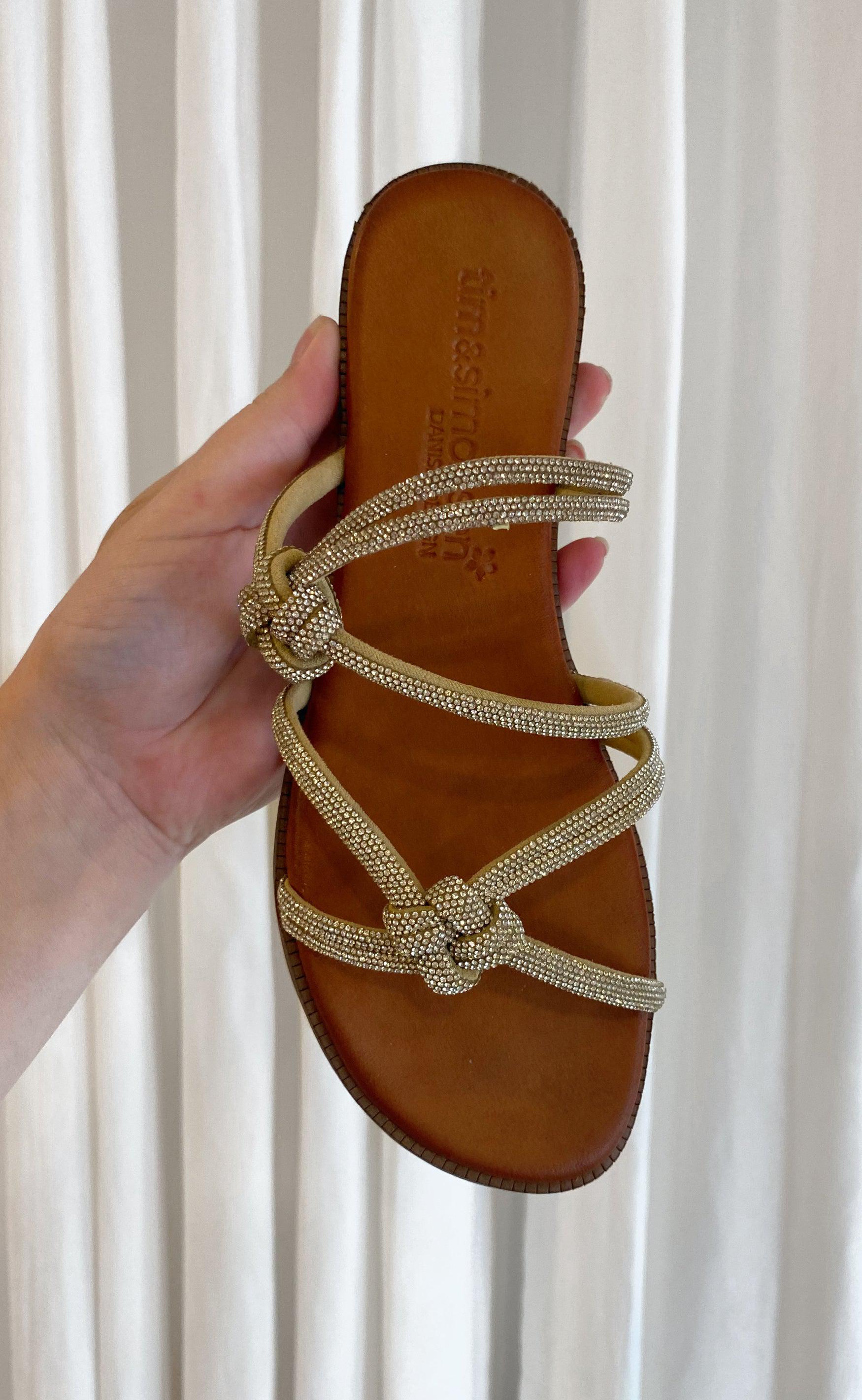 Tim & Simonsen Sandaler - Grace - Champagne