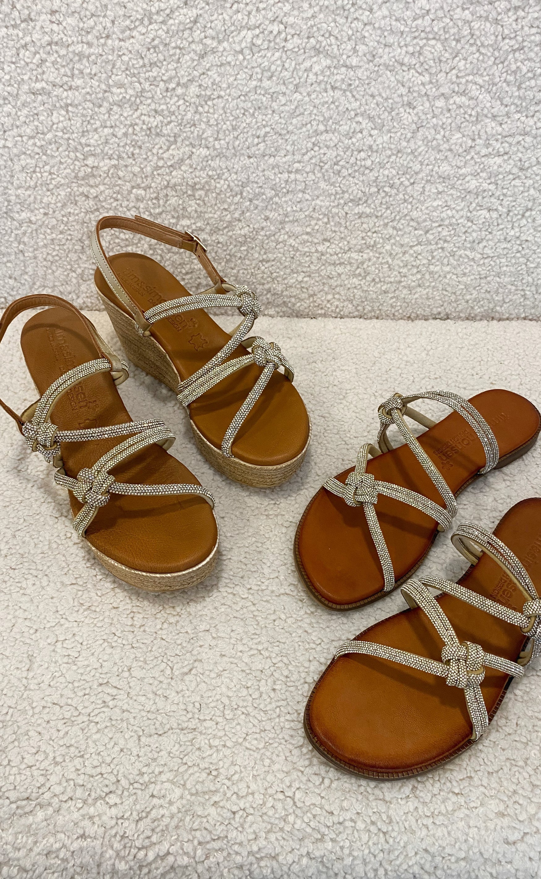 Tim & Simonsen Sandaler - Grace - Champagne