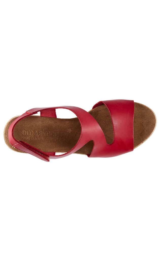 Tim & Simonsen Sandaler - Katia Nature - Rojo