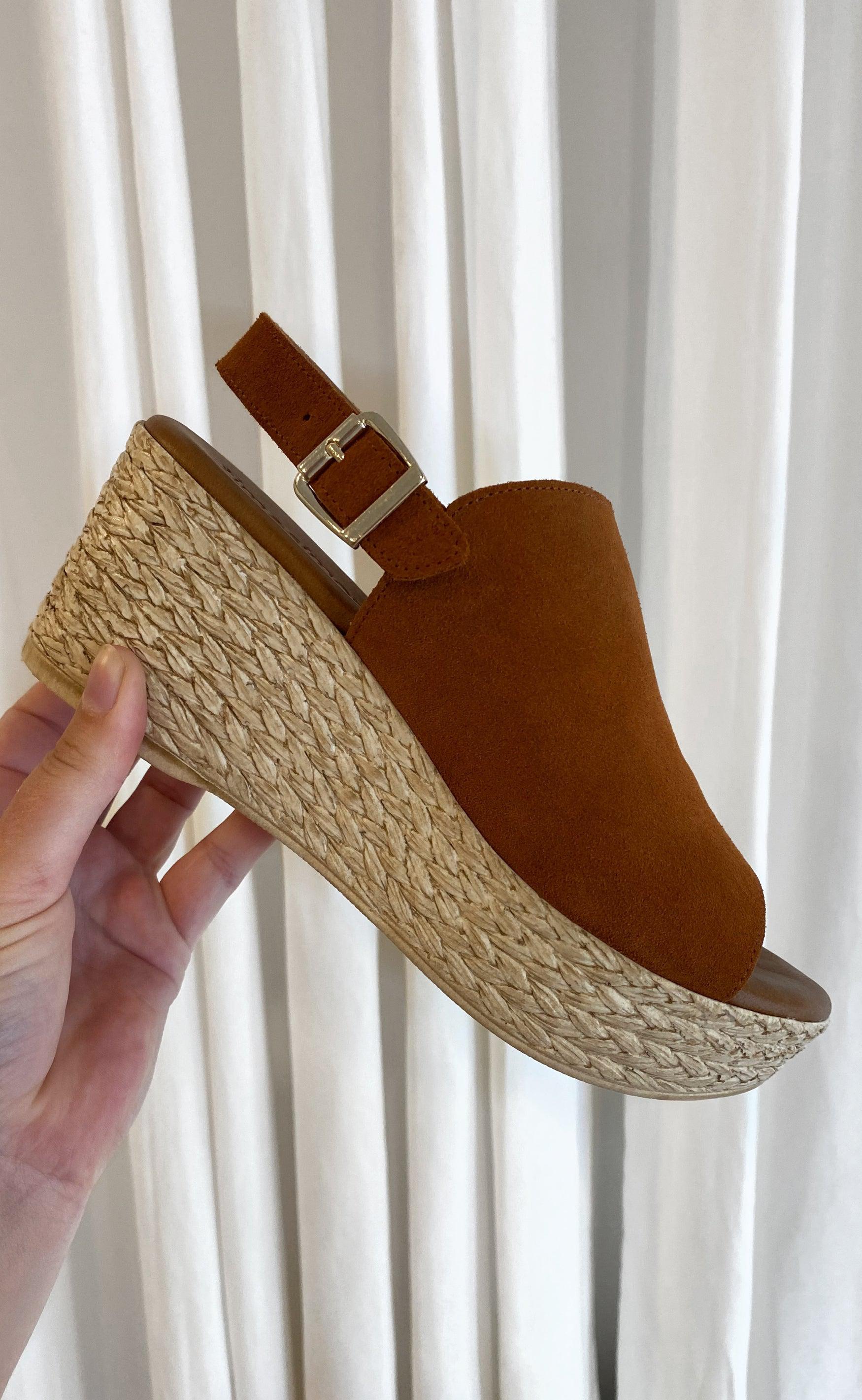 Tim & Simonsen Sandaler - Line Suede - Brandy