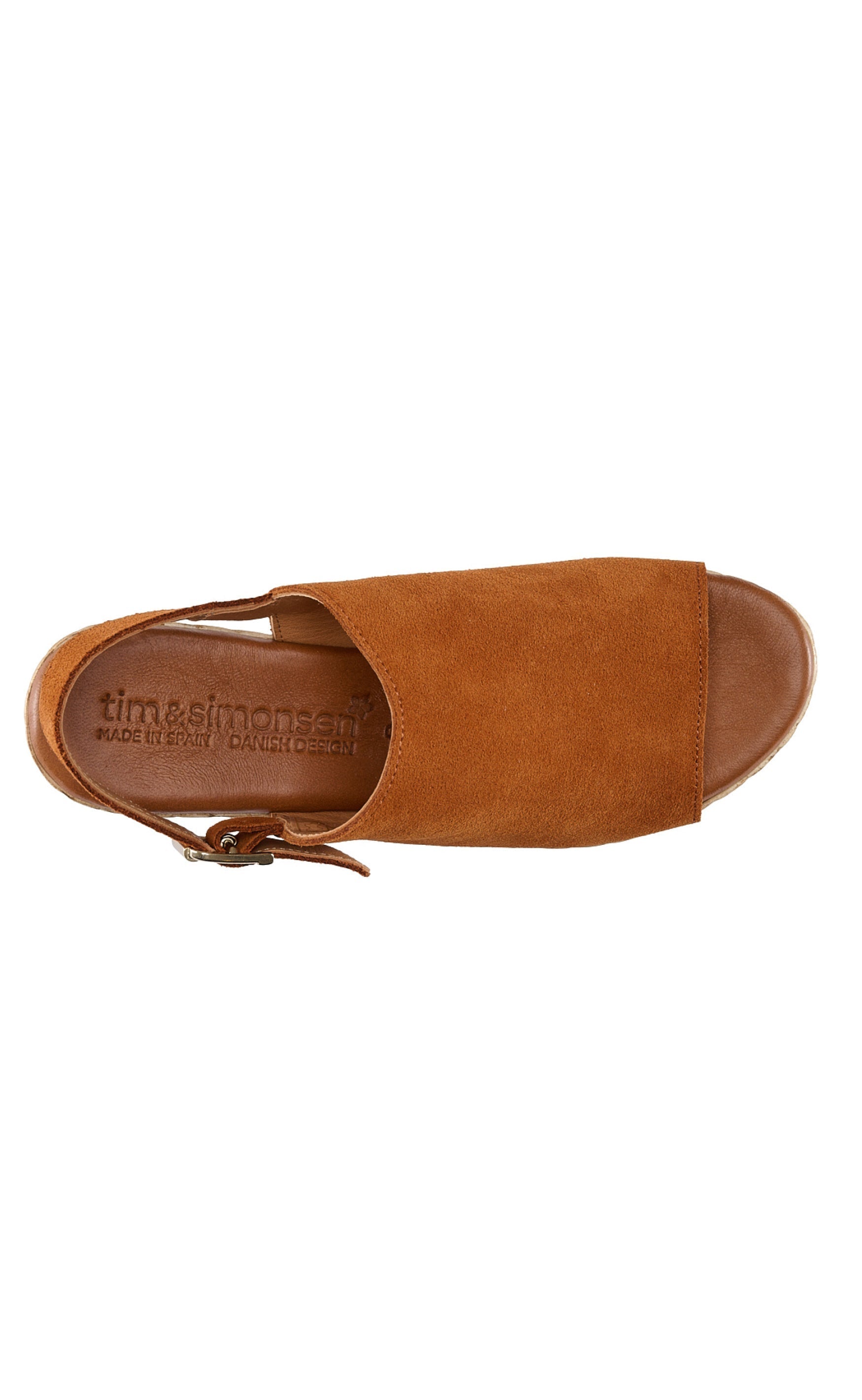 Tim & Simonsen Sandaler - Line Suede - Brandy
