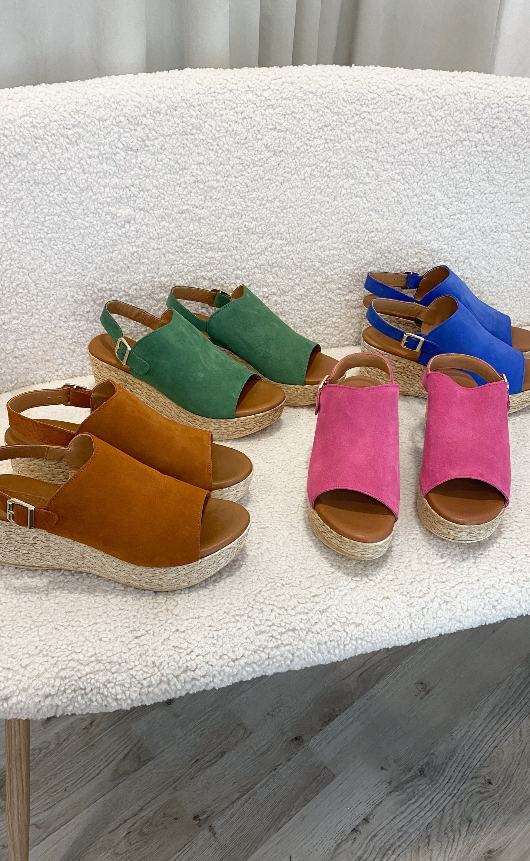 Tim & Simonsen Sandaler - Line Suede - Royal