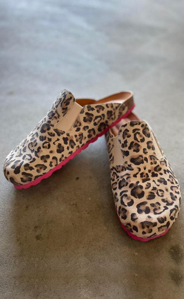 Tim & Simonsen Sandaler - Sophie Leopard - Crudo/Fuxia