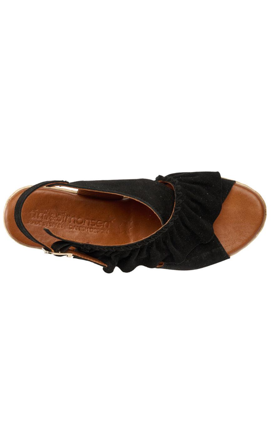 Tim & Simonsen Sandaler - Yvonne - Negro