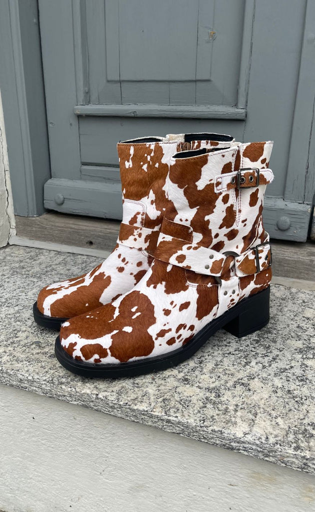 Tim & Simonsen Støvle - Lora Biker boot - Cow Hair on