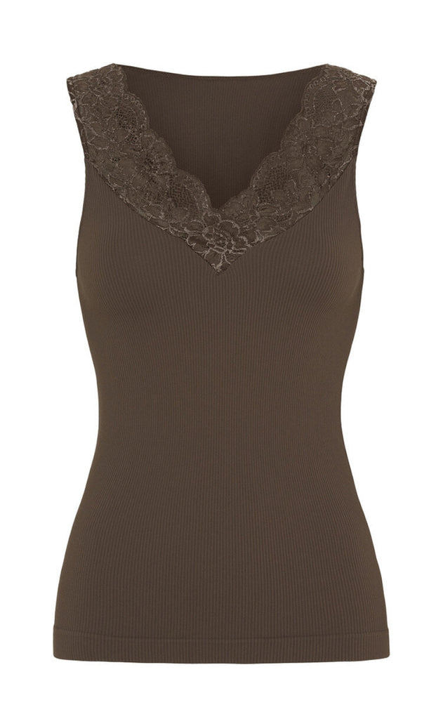 Tim & Simonsen Top - Belen V-Lace - Noce (vendbar)