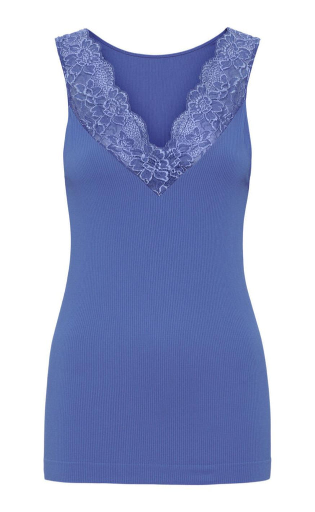 Tim & Simonsen Top - Belen V-lace - Alaska (vendbar)
