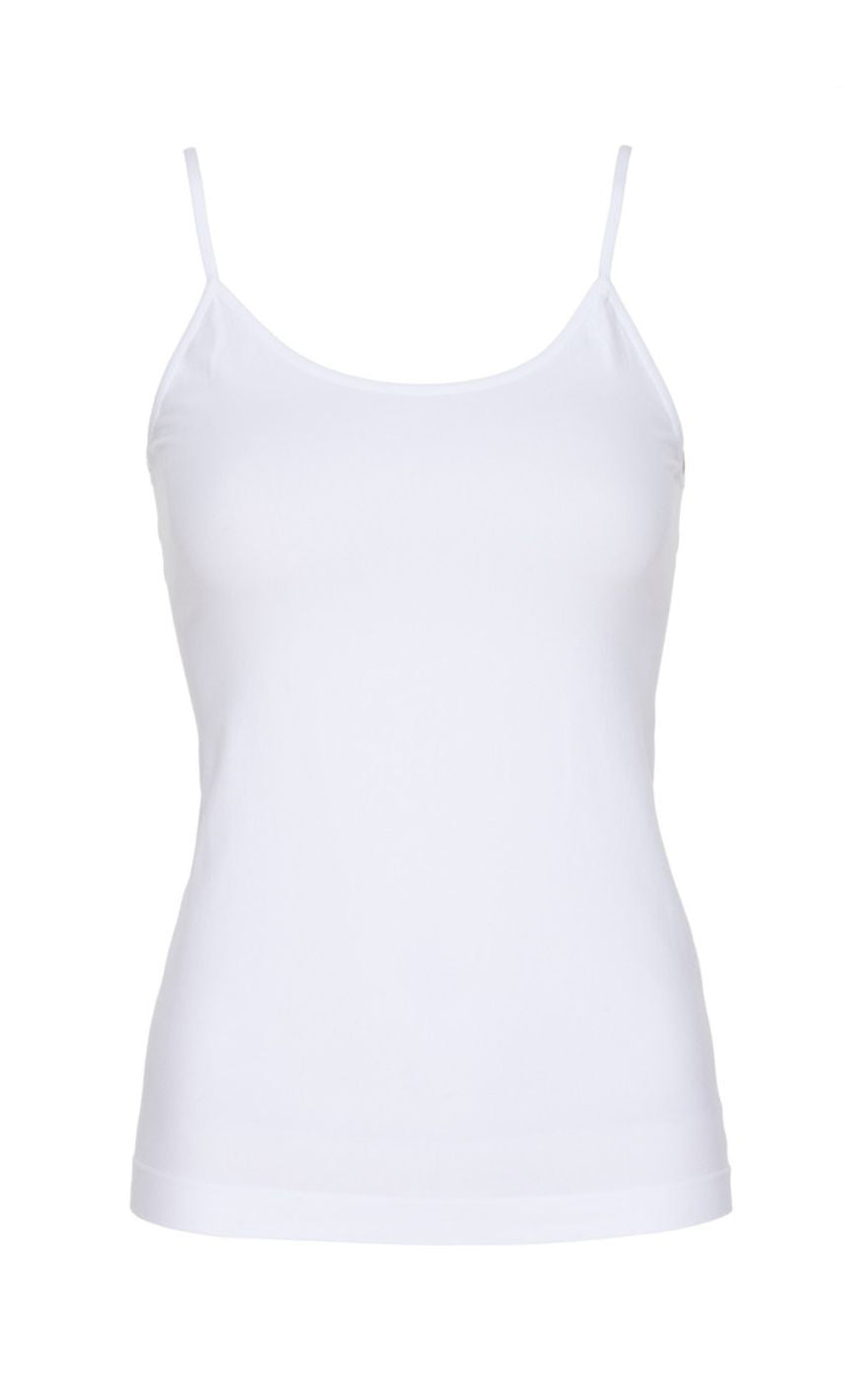 Tim & Simonsen Top - Ellen Spaghetti - Bianco