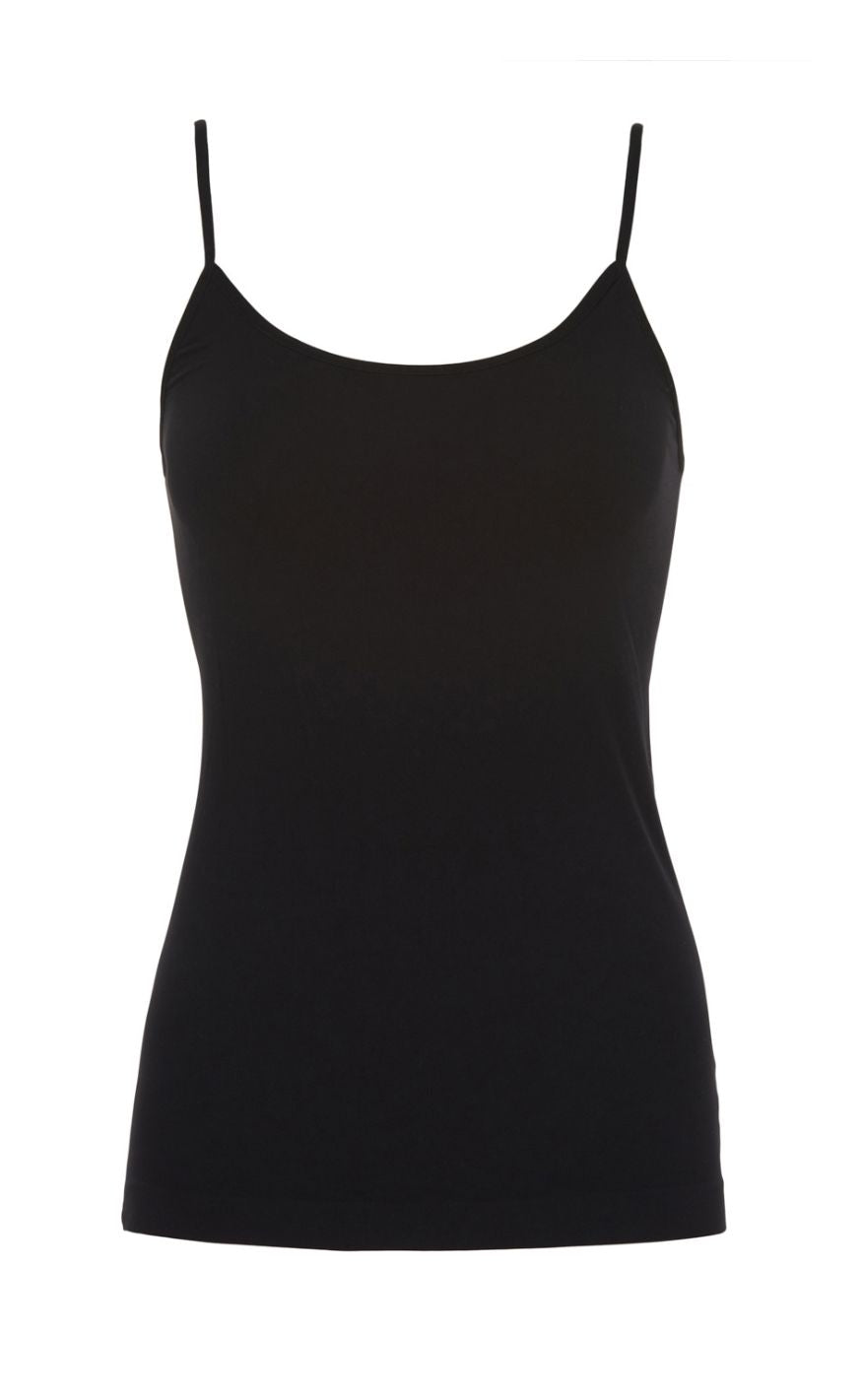 Tim & Simonsen Top - Ellen Spaghetti - Nero