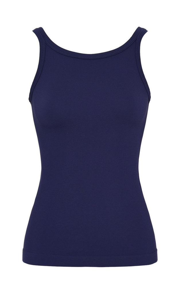 Tim & Simonsen Top - Lone Rib - Blu