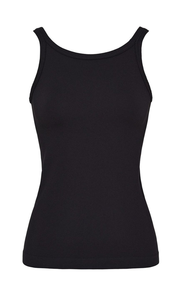 Tim & Simonsen Top - Lone Rib - Nero
