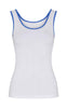 Tim & Simonsen Top - Marie Rib - Bianco/Alaska