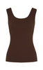Tim & Simonsen Top - Tulle Rib - Cioccolato