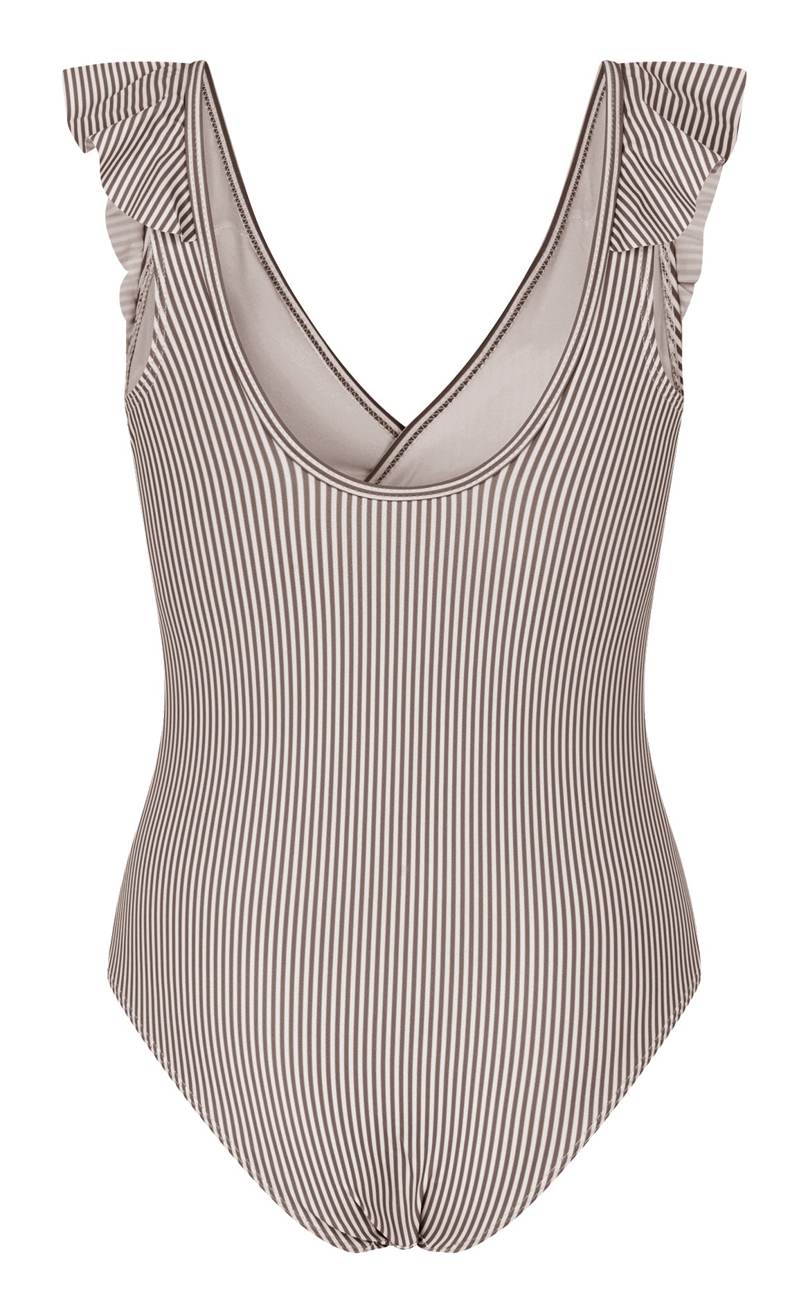 Unica Copenhagen Badedragt - Madina - Brown Stripes