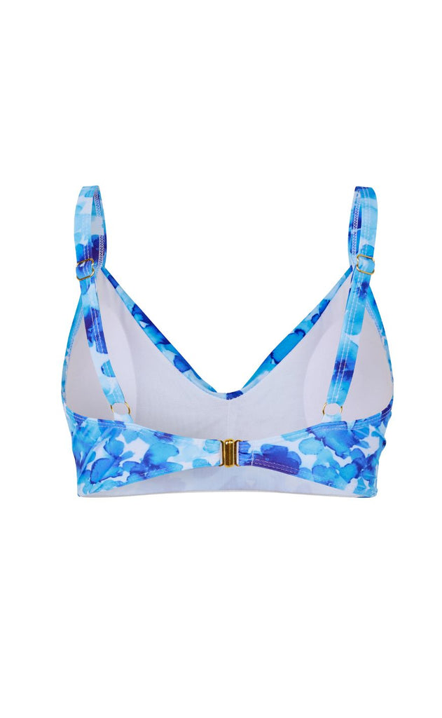 Unica Copenhagen Bikini Overdel / Top - Naya - Blue Flower