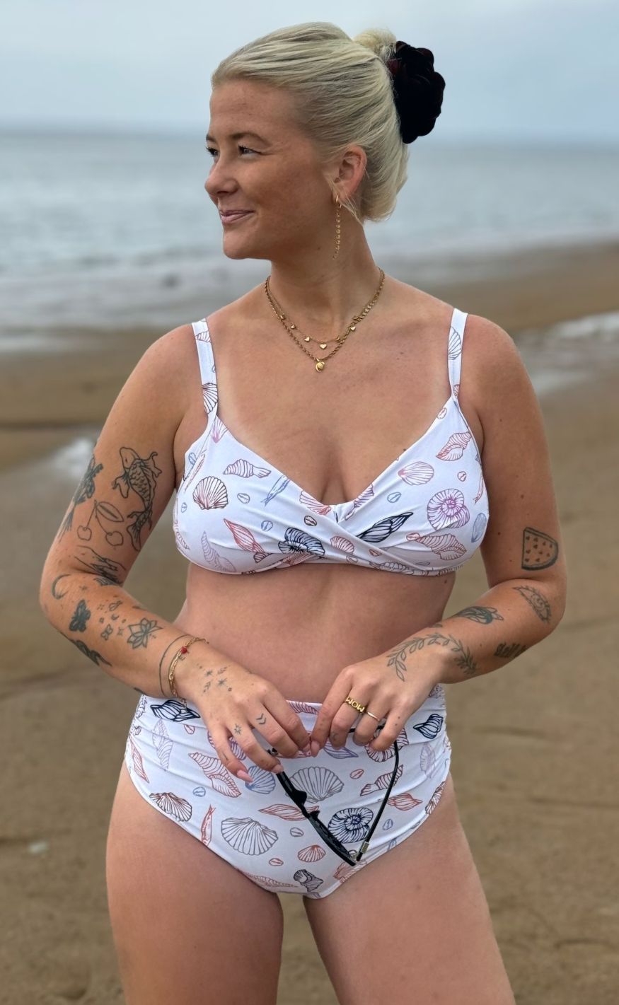 Unica Copenhagen Bikini Overdel / Top - Naya - White Seashell