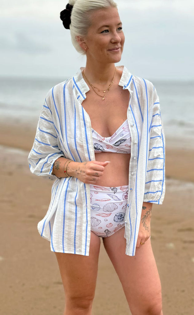 Unica Copenhagen Bikini Overdel / Top - Naya - White Seashell