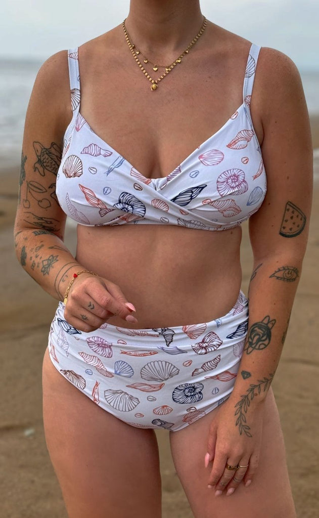 Unica Copenhagen Bikini Overdel / Top - Naya - White Seashell