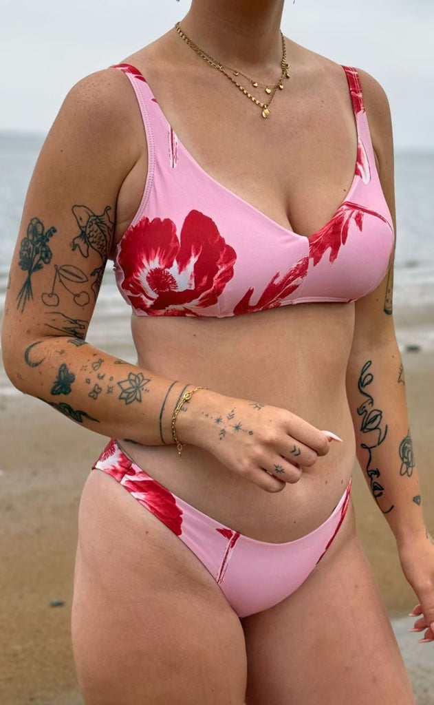 Unica Copenhagen Bikini Underdel - Elena - Rosy Flower